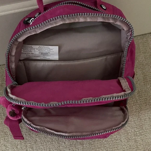 Kipling Fuchsia Mini Backpack - Picture 8 of 10